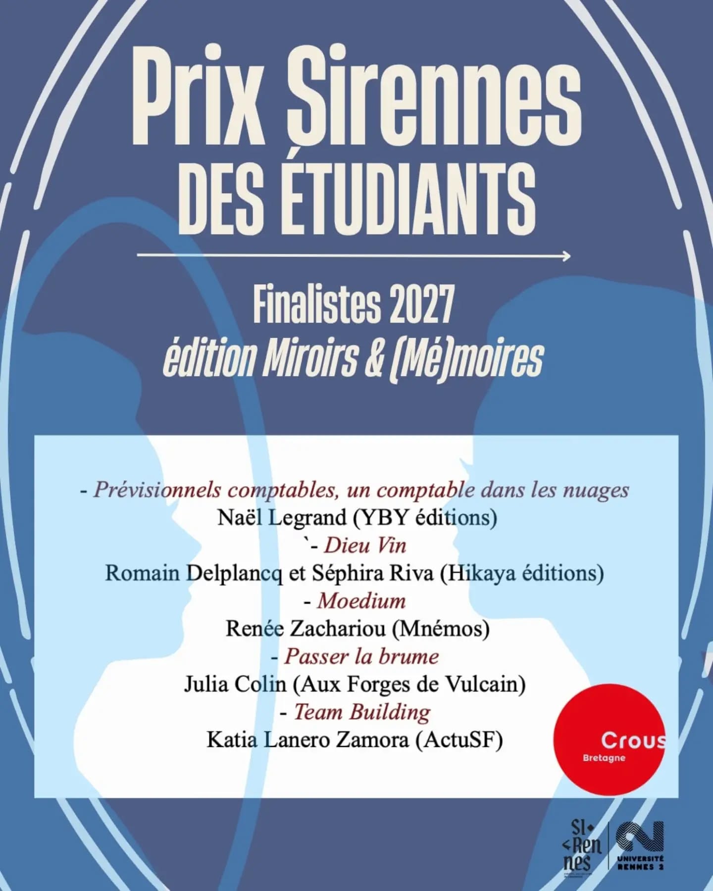 Les sélections des Prix Sirennes ! 